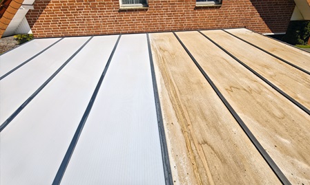 Terrassendachreinigung